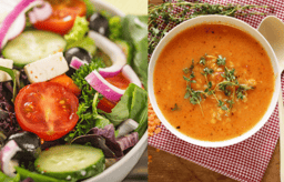 田園沙律/餐湯 (一份)