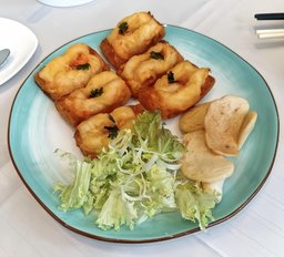 黃金蝦多士