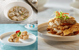 扁肉湯/五香卷/咸香黃花魚