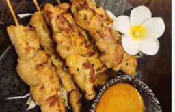 泰式燒串（半打）
（雞，牛，豬各兩串）