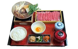 凡惠顧「和牛壽喜燒定食」可減$5元