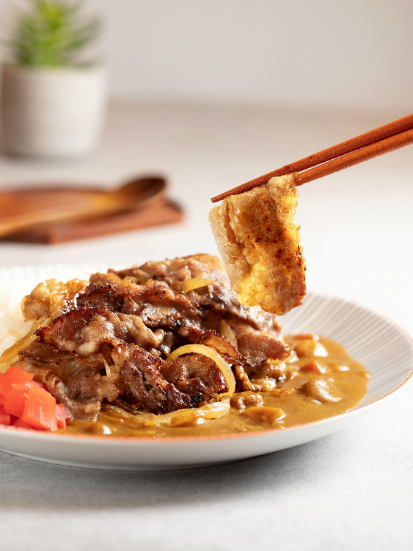 Yakiniku Beef Rice w/ Japanese Curry Sauce
