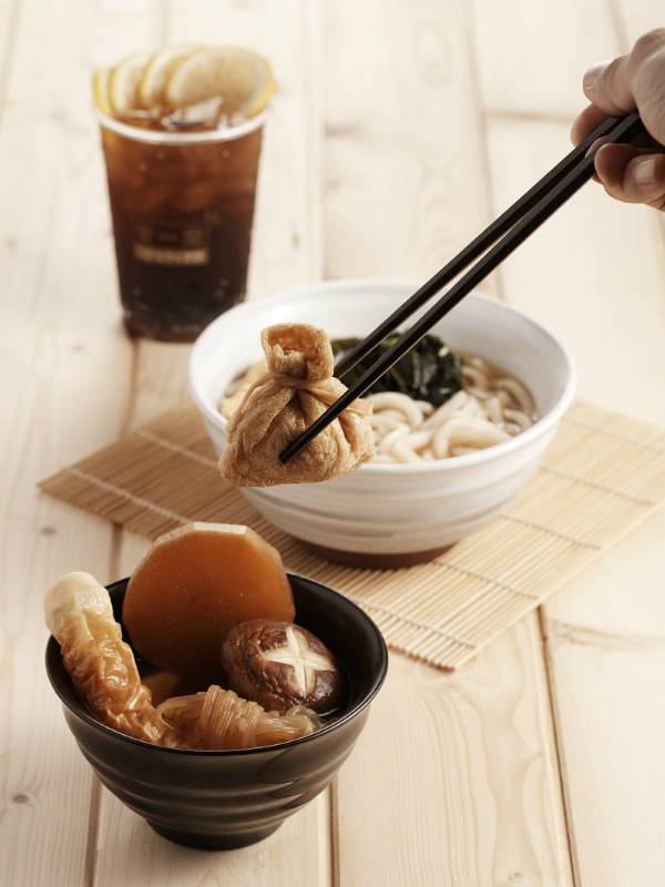 迷你關東煮 配鰹魚湯讚岐烏冬